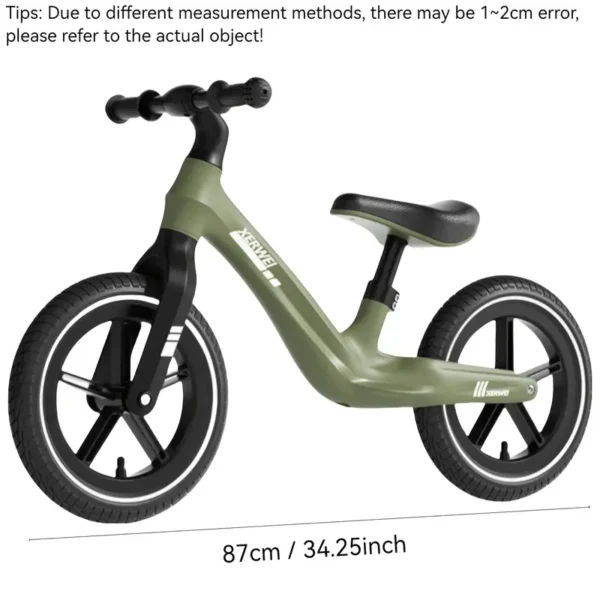 Saddle Style Soft Cushioned Balance Bike