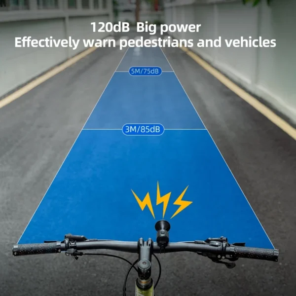 120dB Electronic Bicycle Bell
