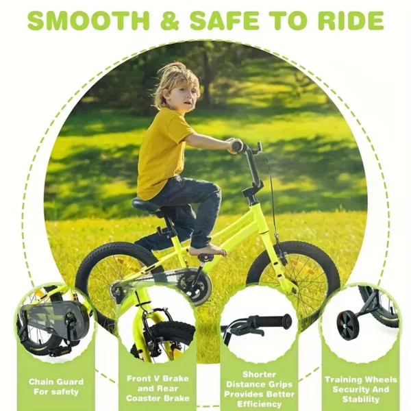 Kids Mountain Bike with Training Wheels