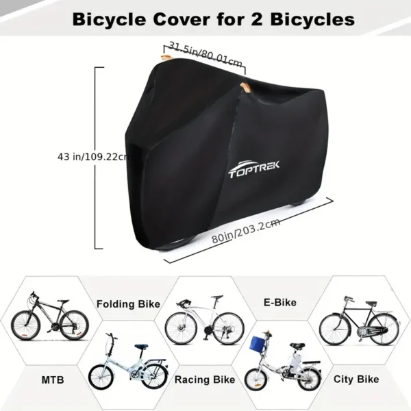 a185a338-40d6-11ee-9f87-0a580a6929c3 Heavy Duty Waterproof Bike Cover