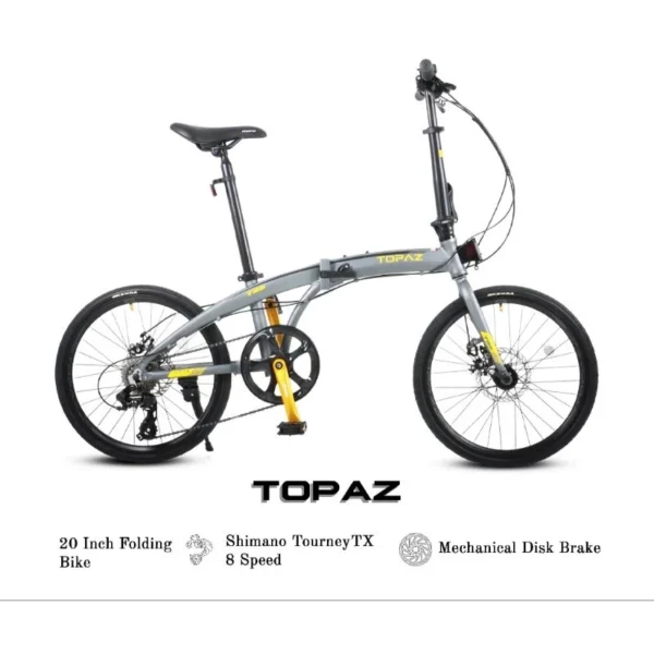 my-11134207-7r98r-lxukhxd1hvu890 TRS Topaz Adult Folding Bike 20inch