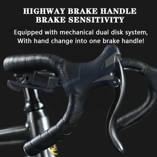 AENXRD Disc Brake Adult Road Bike 26inch